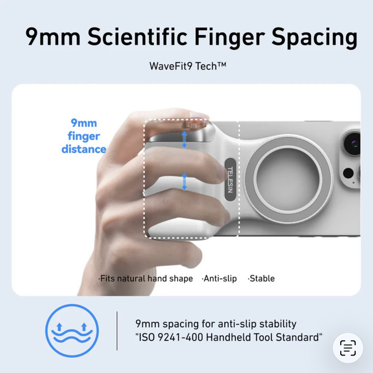 شاتر عکاسی TELESIN مدل Fun Shot Magnetic Grip 2 اورجینال