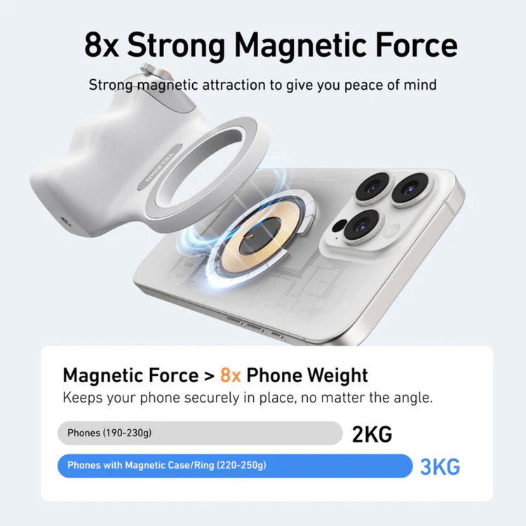 شاتر عکاسی TELESIN مدل Fun Shot Magnetic Grip 2 اورجینال
