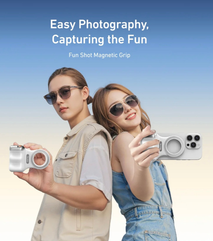 شاتر عکاسی TELESIN مدل Fun Shot Magnetic Grip 2 اورجینال