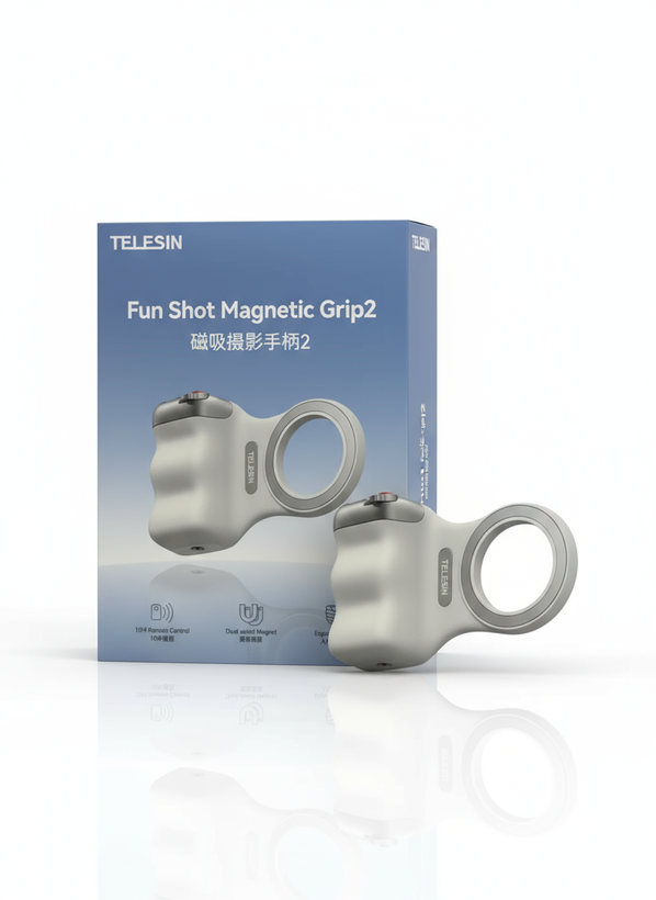 شاتر عکاسی TELESIN مدل Fun Shot Magnetic Grip 2 اورجینال