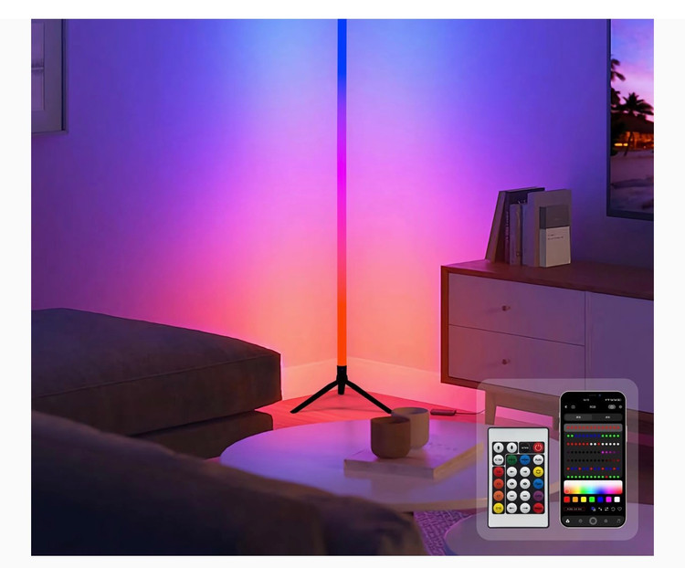 آباژور ایستاده RGB مدل HZ-012