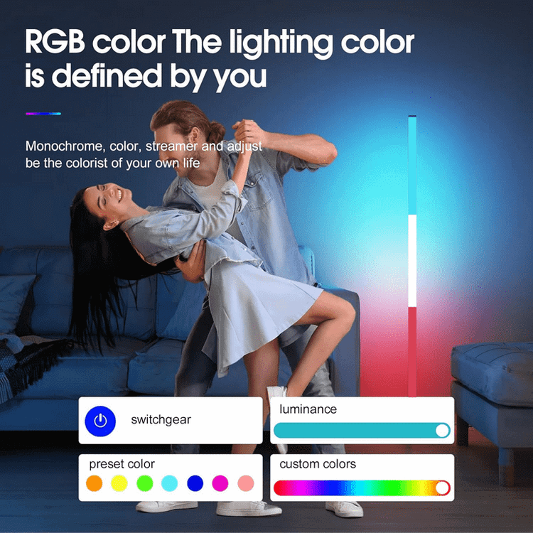 آباژور ایستاده RGB مدل HZ-012