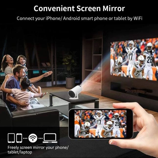 ویدئو پروژکتور پرتابل مدل HY300 کیفیت Ultra HD اورجینال