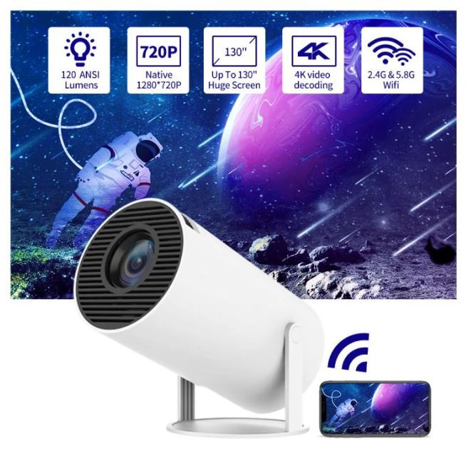 ویدئو پروژکتور پرتابل مدل HY300 کیفیت Ultra HD اورجینال
