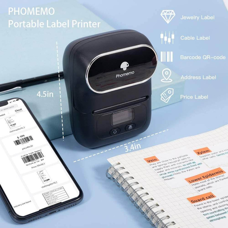 پرینتر لیبل زن phomemo مدل m110 اورجینال