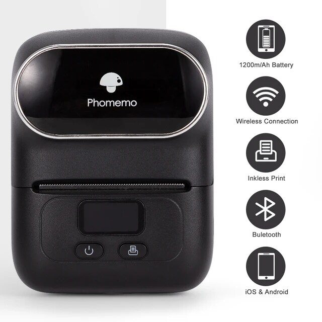 پرینتر لیبل زن phomemo مدل m110 اورجینال