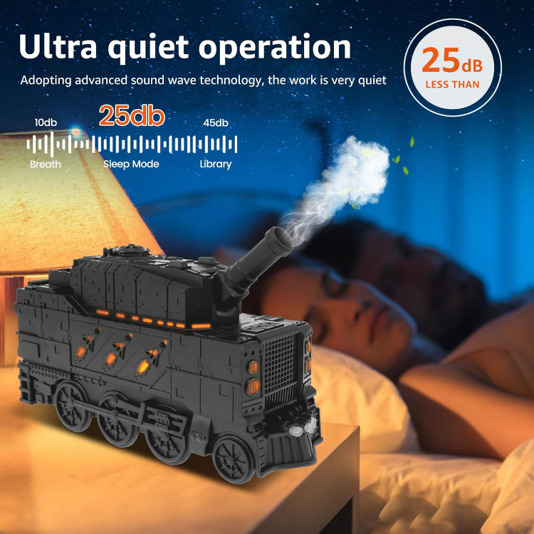 دستگاه بخور و خوشبوکننده طرح قطار بخار وینتیج مدل vintage Train 300