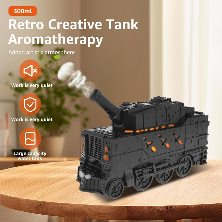 دستگاه بخور و خوشبوکننده طرح قطار بخار وینتیج مدل vintage Train 300