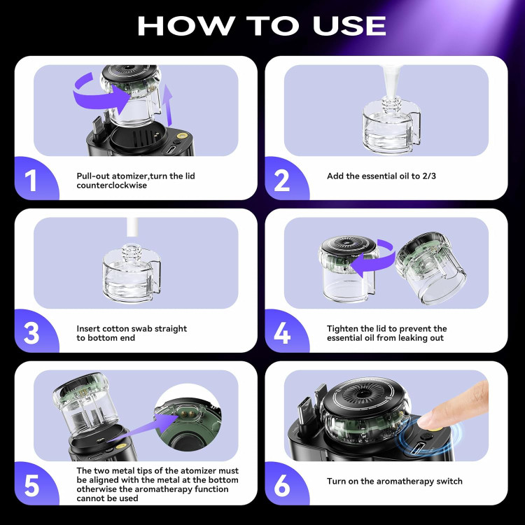 شارژر فندکی جمع شونده اورجینال 5 کاره خودرو W&O Starlight