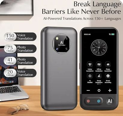 مترجم هوش مصنوعی مدل اورجینال Z16 ترجمه آفلاین و آنلاین ۱۳۹ زبان