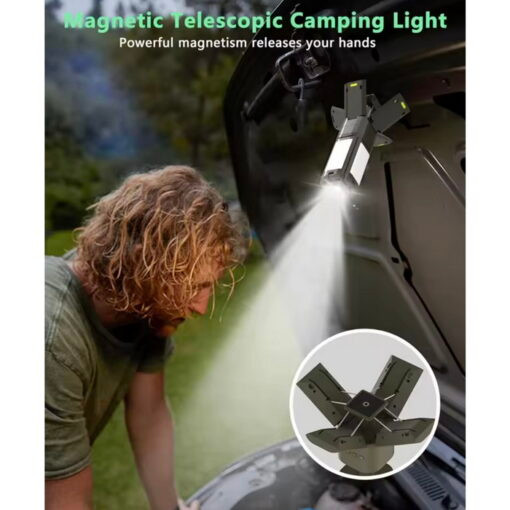 چراغ کمپینگ اورجینال شارژی پایه دار CAMPING LIGHT Z2