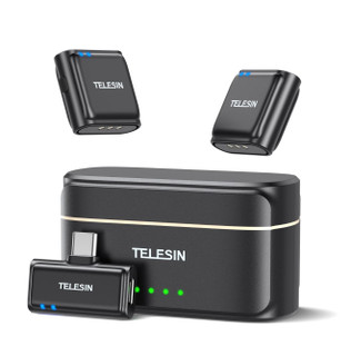 میکروفون یقهای بیسیم اورجینال TELESIN مدل P5-MCP-01