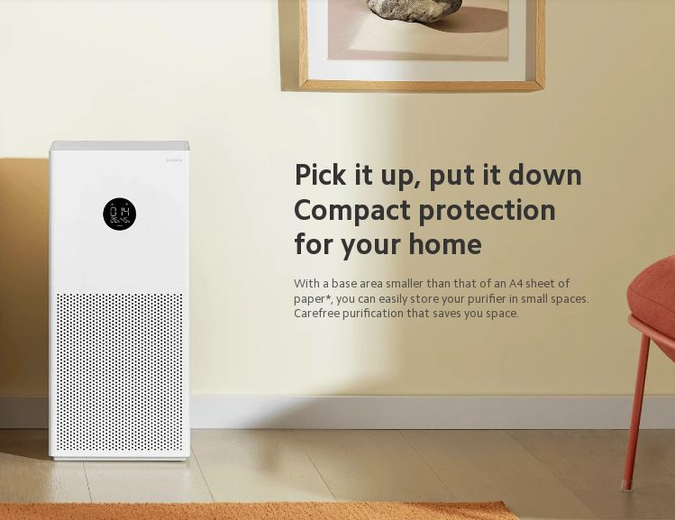 دستگاه تصفیه کننده هوا اورجینال شیائومی مدل Air Purifier 4 Lite